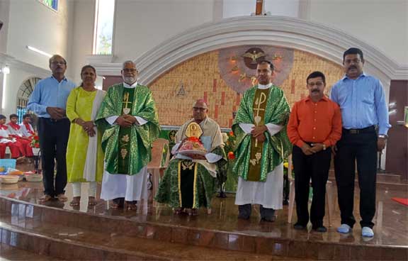 Aizawl Bishop Graces St. Teresa Church, Calls for Compassion and Prayer