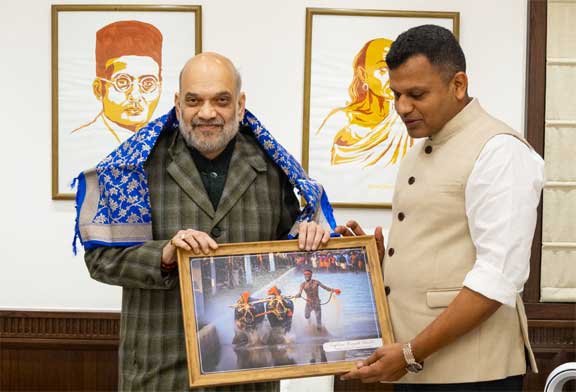 MP Captain Brijesh Chowta Meets Union Home Minister Amit Shah