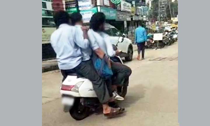 Scooter-riding
