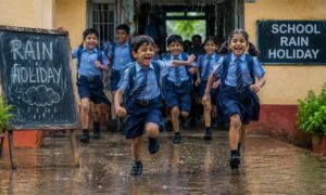 School-Rain-Holiday