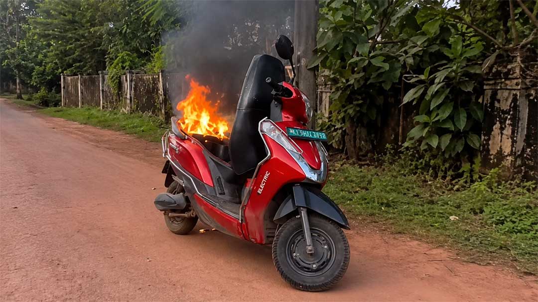Electric-Scooter-Fire